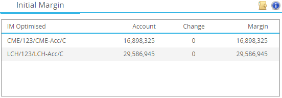 Initial Margin at the Actual Account Level