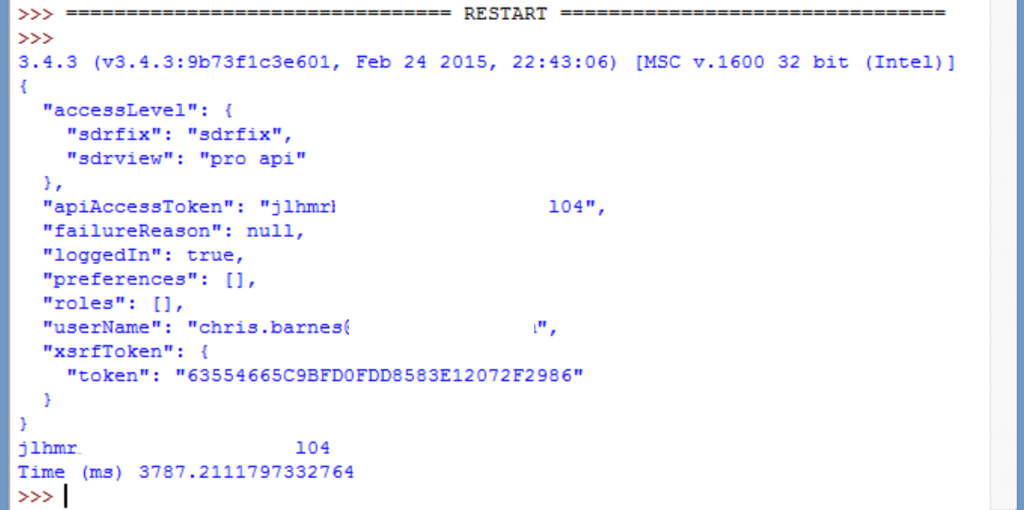 Python Authenticated Script